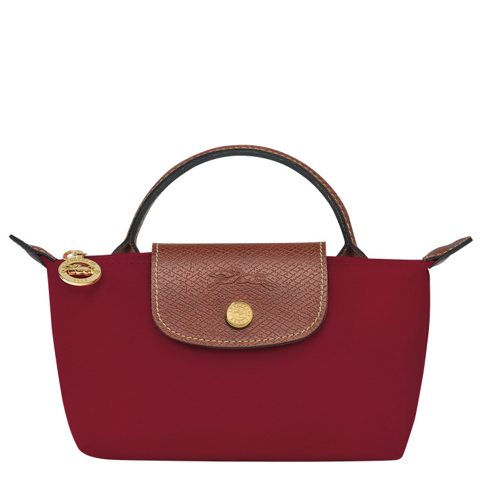 Pouch with handle Le Pliage Original Red (34175089P59) | Longchamp US | Longchamp