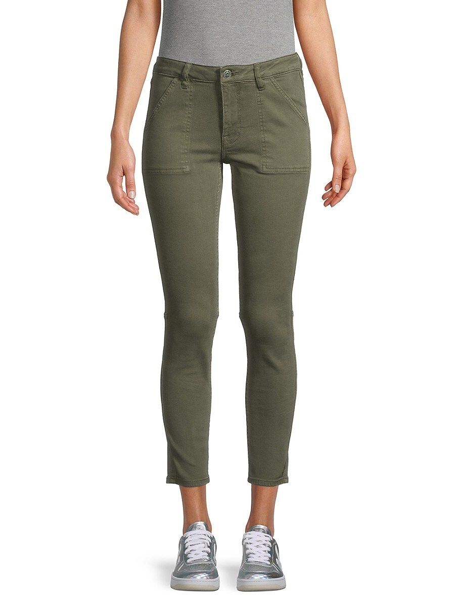 VIGOSS Women's Marley Cropped Skinny Jeans - Olive - Size 24 (0) | Saks Fifth Avenue OFF 5TH
