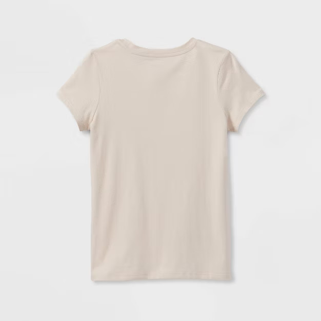 Girls' 'Birth Flowers' Short Sleeve Graphic T-Shirt - Cat & Jack™ Light Peach | Target