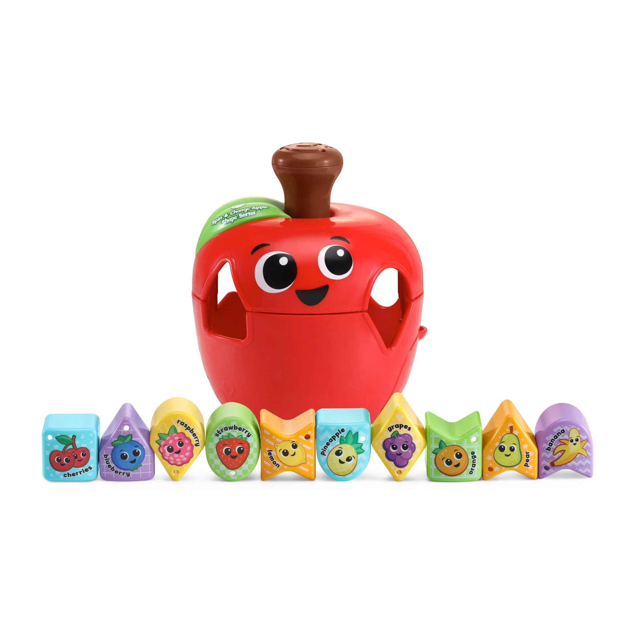 LeapFrog Spin & Change Apple Shape Sorter™ Shape Sorting Toys with Accessories Included, Baby a... | Walmart (US)