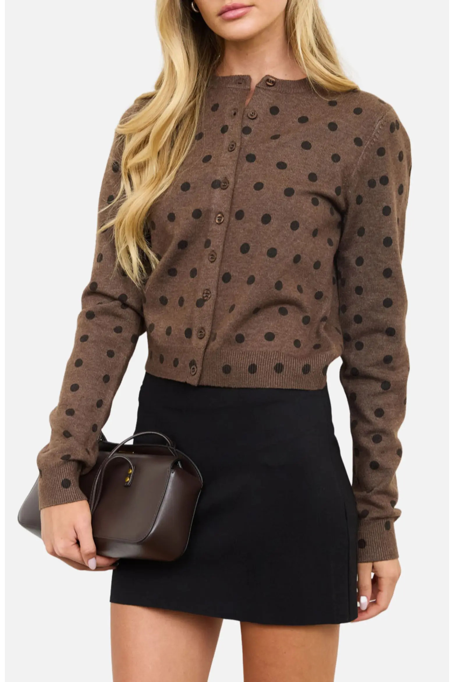 Blu Pepper Polka Dot Cardigan (Women) | Nordstromrack | Nordstrom Rack