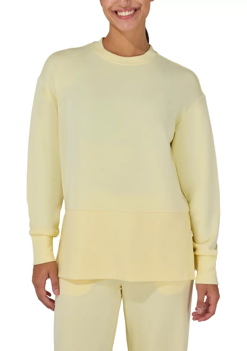Women's Sandwash Scuba Soft Lite Crew Neck Sweatshirt | Belk