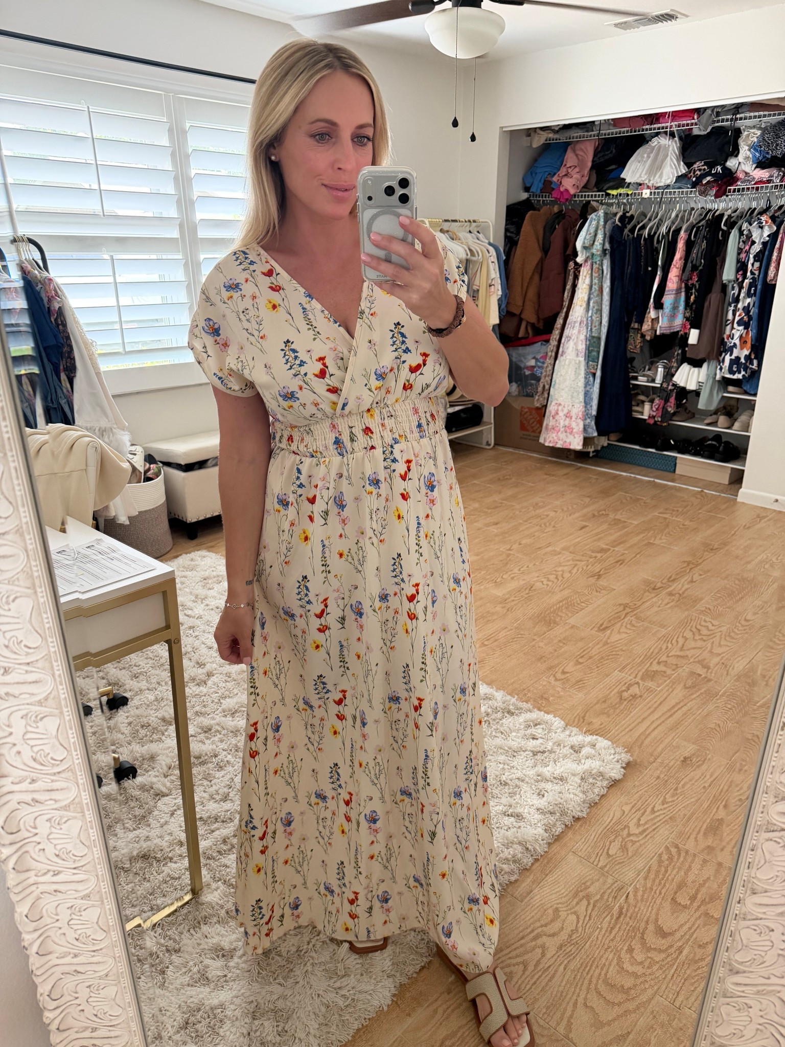 SHEIN floral maxi dress 

#LTKBump #LTKootd #LTKSeasonal