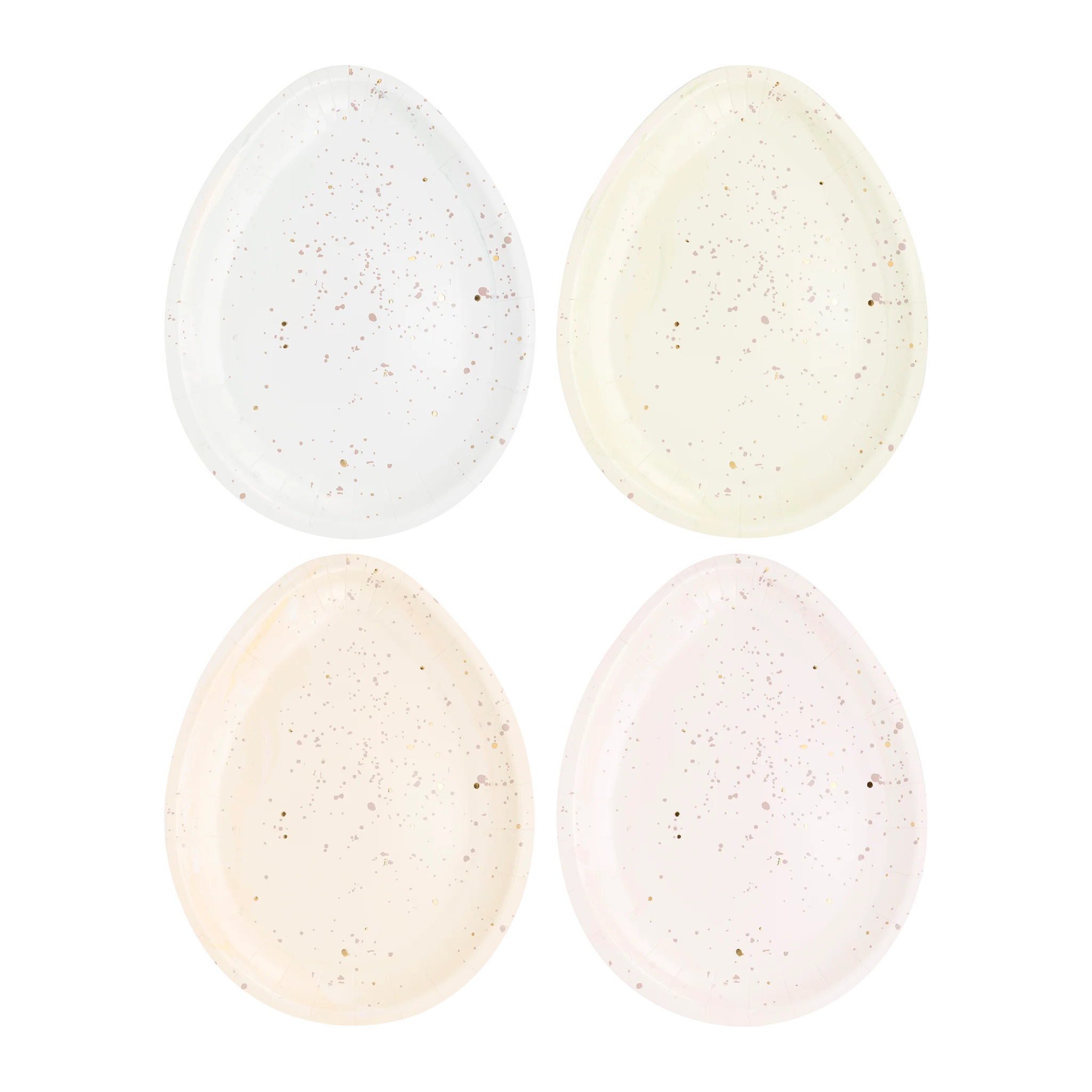 Easter Egg Shaped Paper Plate Set | My Mind's Eye