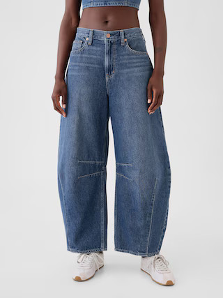 High Rise UltraSoft Horseshoe Jeans | Gap (US)