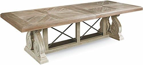 Arch Salvage Parchment Pearce Extendable Rectangular Dining Table | Amazon (US)