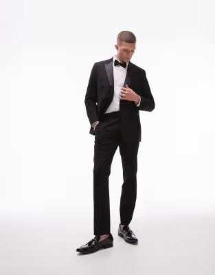 Topman slim tux in black | ASOS (Global)