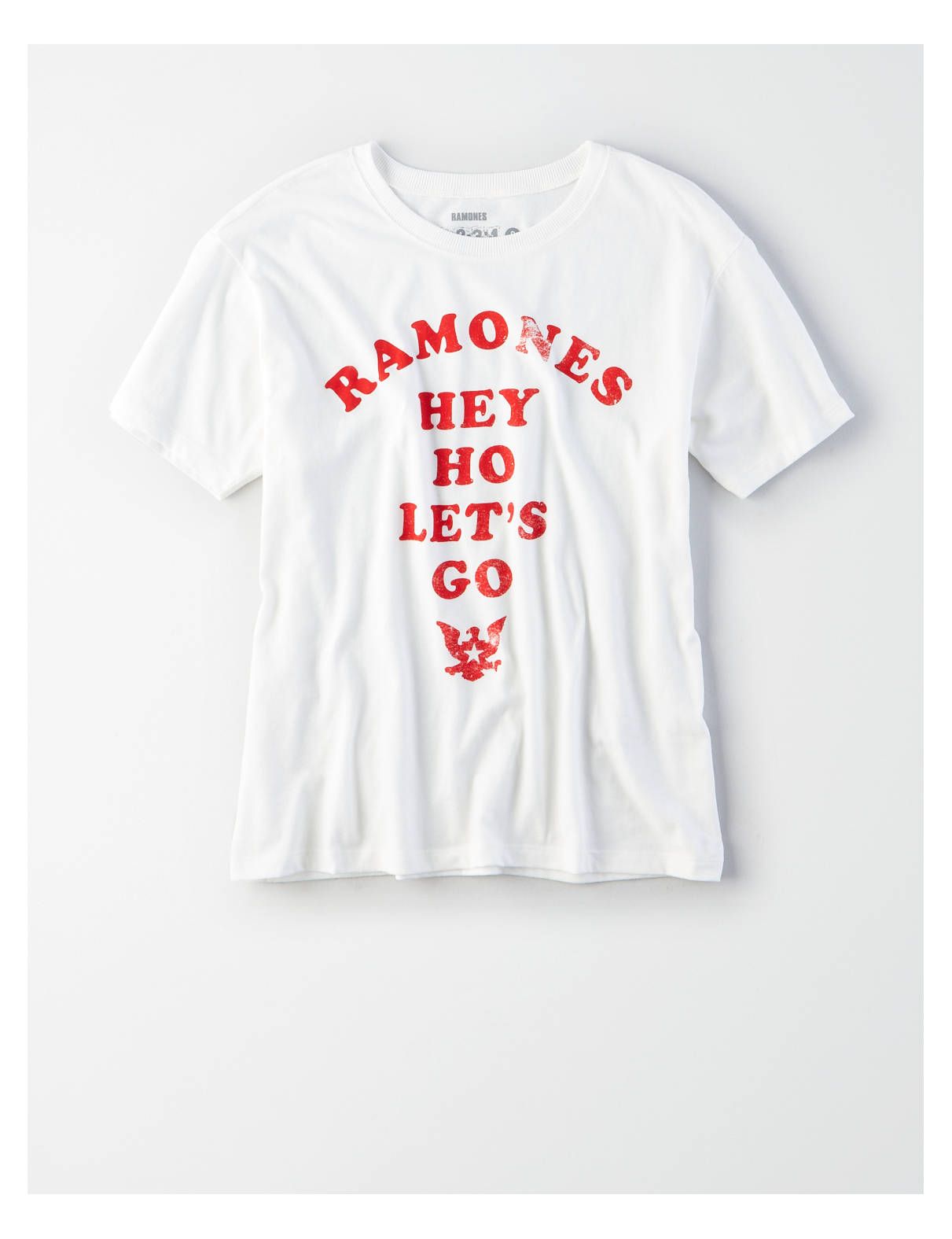 AE Ramones Graphic Band Tee, Natural White | American Eagle Outfitters (US & CA)