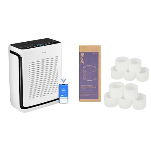 LEVOIT Air Purifier 1800 Ft2 with Washable Filters and Humidifier Replacement Filters 10 Count | Amazon (US)