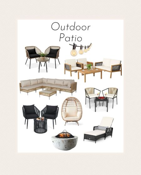 Outdoor patio furniture 

#patiofurniture #amazon #springsale 

#LTKSeasonal #LTKsalealert #LTKhome