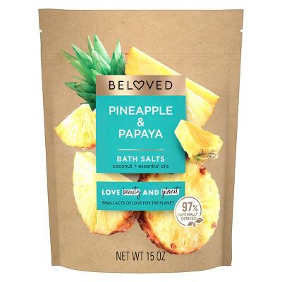 Beloved Pineapple and Papaya Bath Salts - 15oz | Target