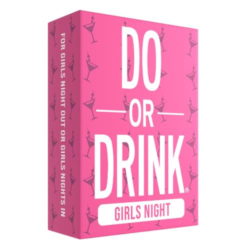 Do or Drink Girls Night - Bachelorette Party and Drinking Games with 250 Cards - Hilarious Challenges for Girls Weekend, 21st Birthdays, Bridal Showers - Great Party Starter for Game Night | Amazon (US)