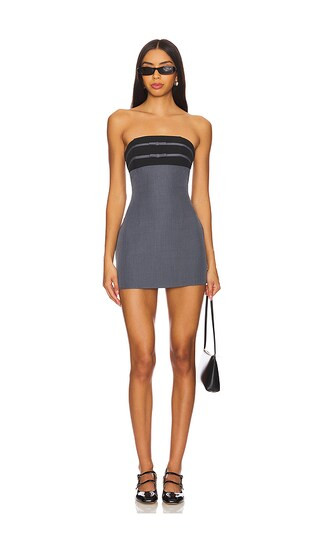Alayna Mini Dress in Gray | Revolve Clothing (Global)