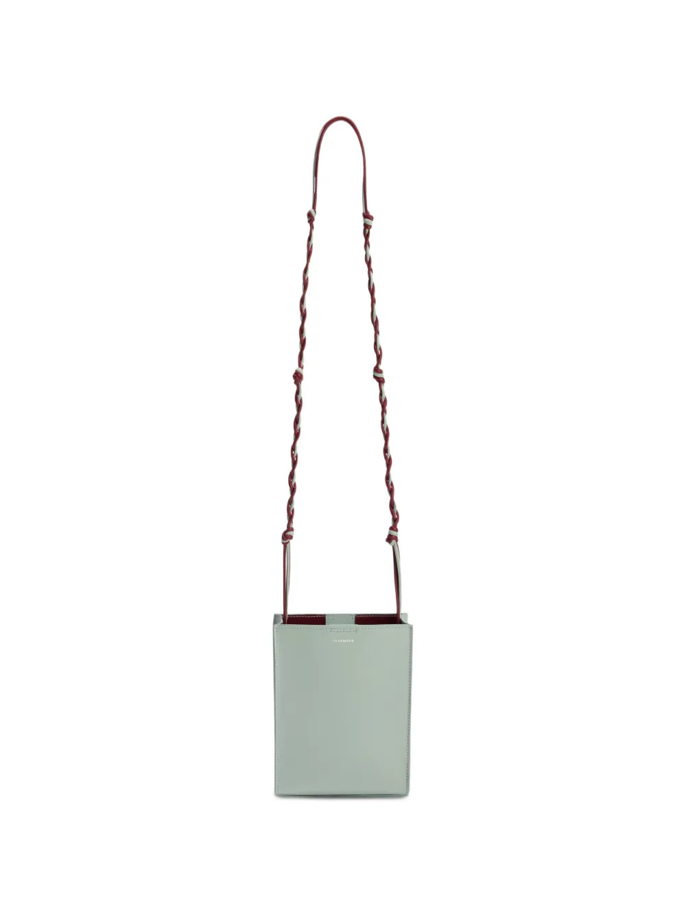 Jil Sander small Tangle leather shoulder bag - Blue | Farfetch Global