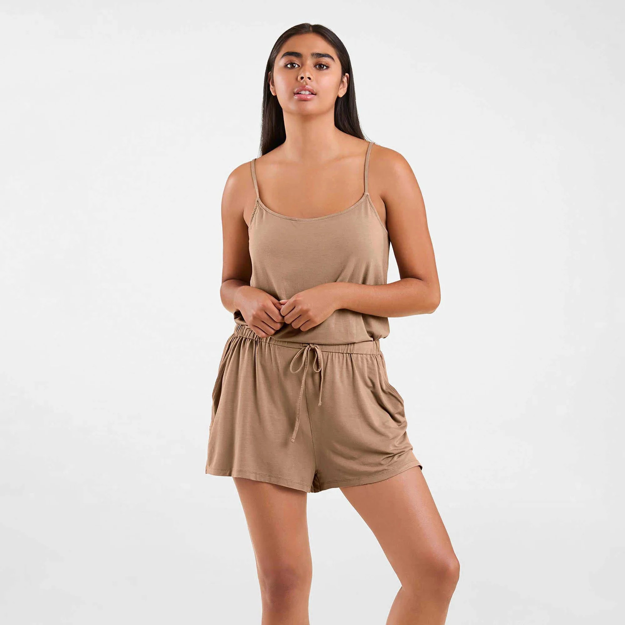 Sleep Romper | Coffee | Nuuds US