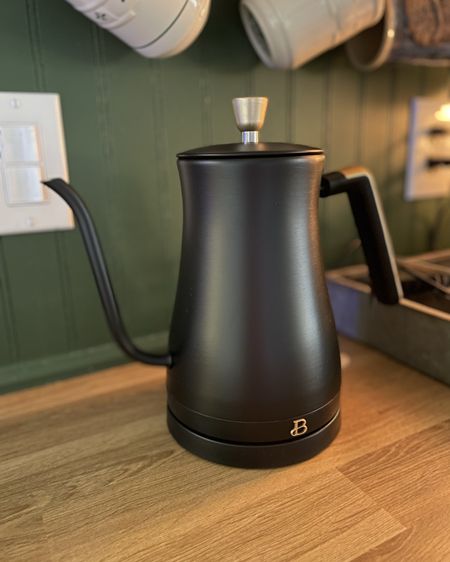On the hunt for a kettle that’s vintage inspired but also feels modern?! 
Look no further than this sleek black gooseneck kettle!
It looks pretty sitting on the counter but is also a functional piece of kitchen equipment .

#LTKfindsunder50 #LTKhome