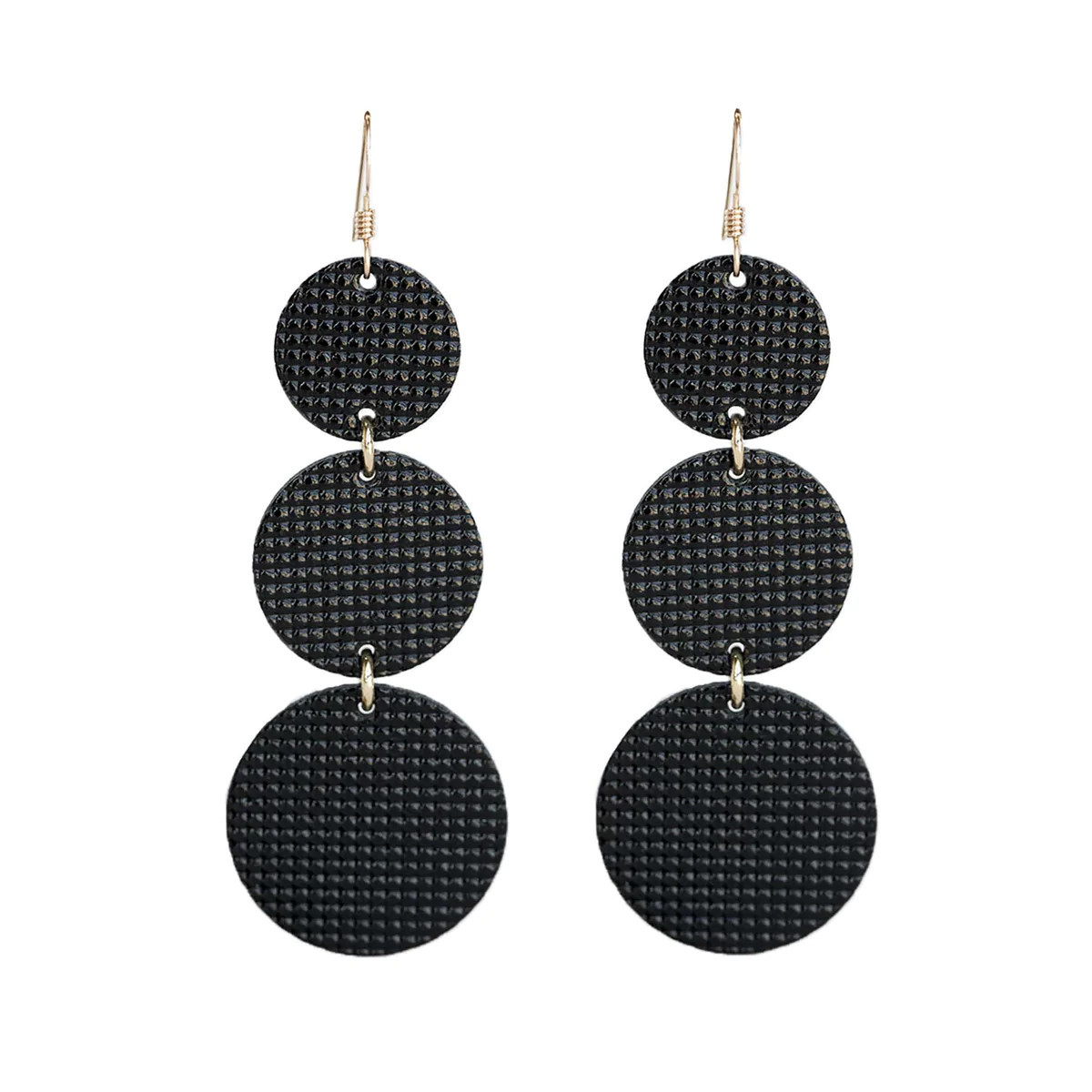 Afterglow Dotties | Nickel and Suede