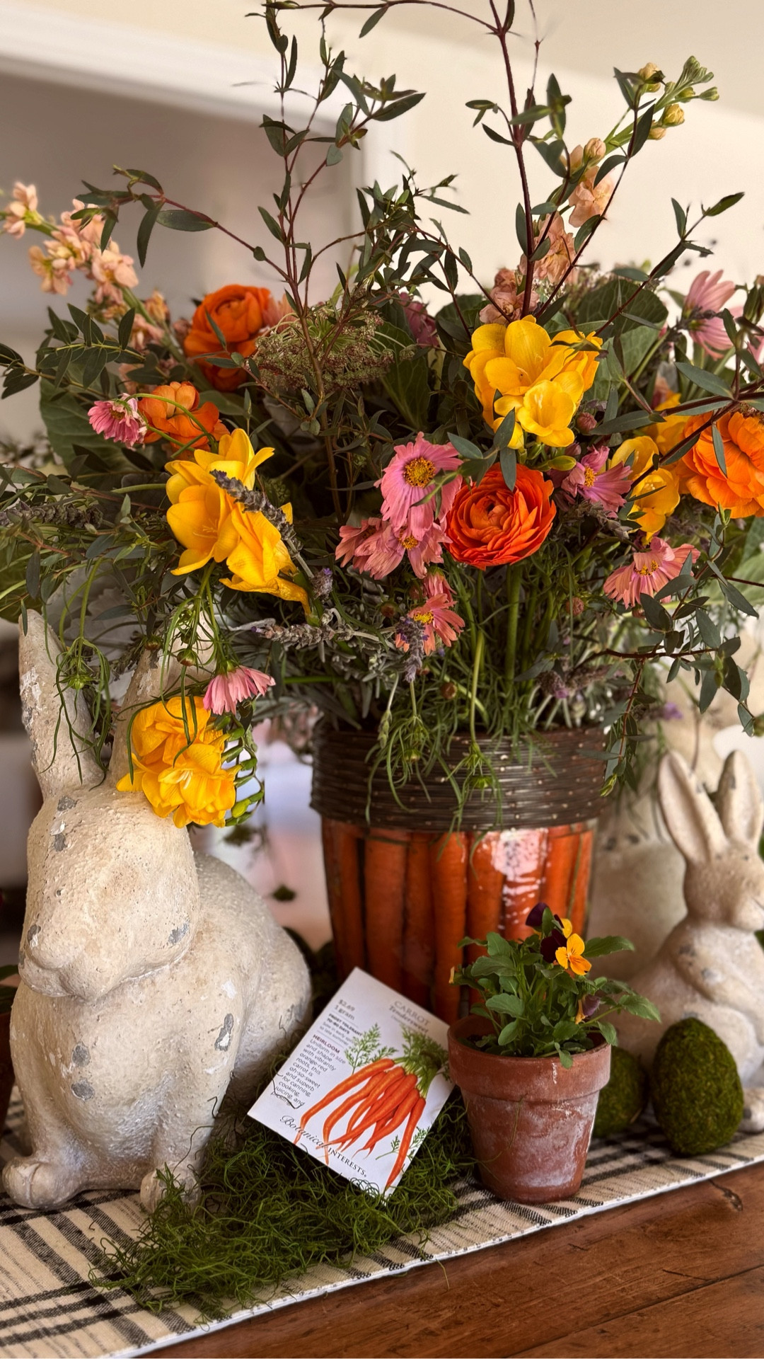 Happy Easter!!!! 🐇 snag these beautiful artisan bunnies now on sale!!!! #easter #tablescape #springdecor 

#LTKU #LTKHome #LTKSaleAlert