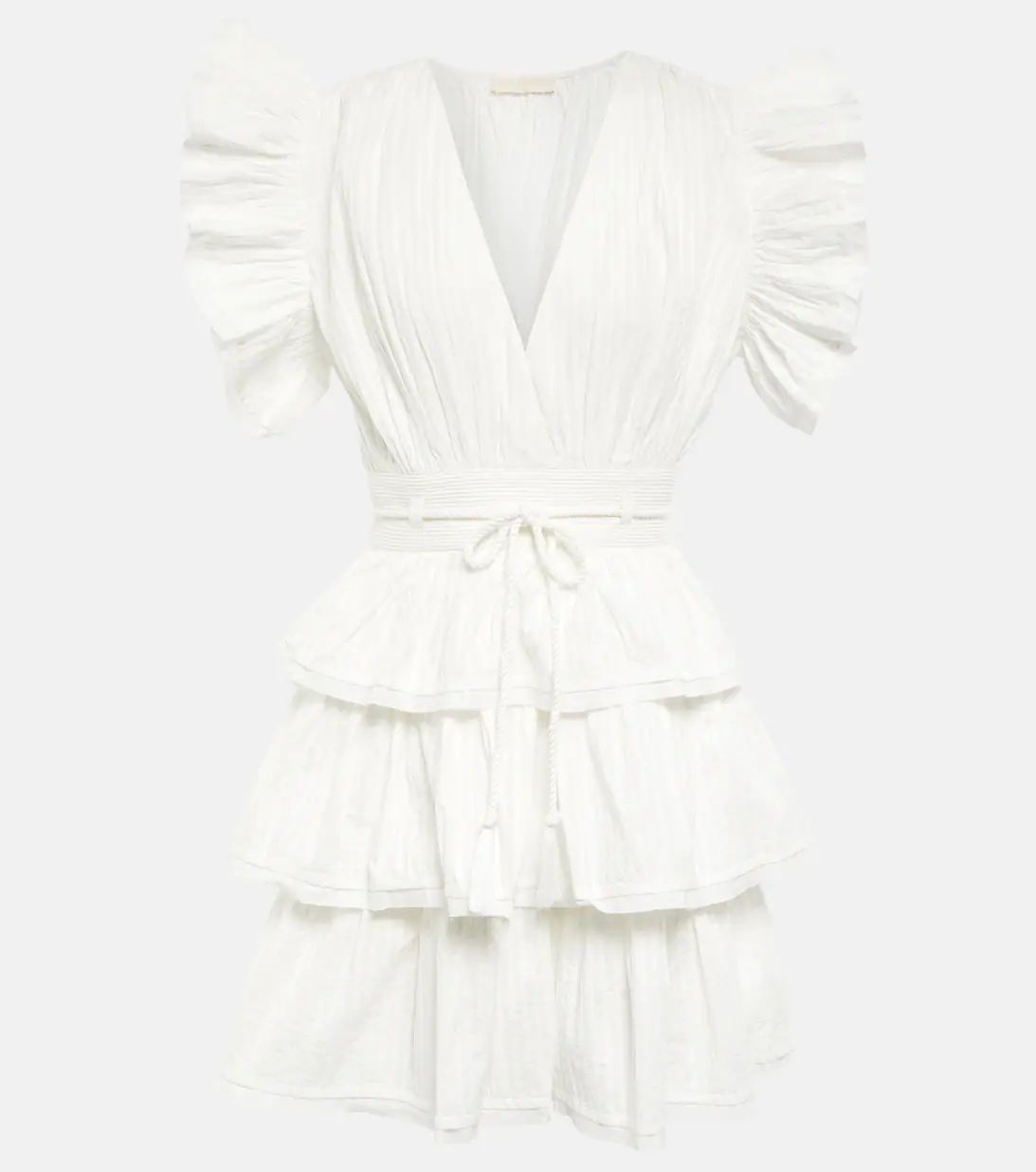 Camilla ruffled cotton poplin minidress | Mytheresa (US/CA)