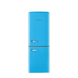 Unique Appliances Classic Retro 21.6 in. 7 cu. ft. Retro Bottom Freezer Refrigerator in Robin Egg... | The Home Depot