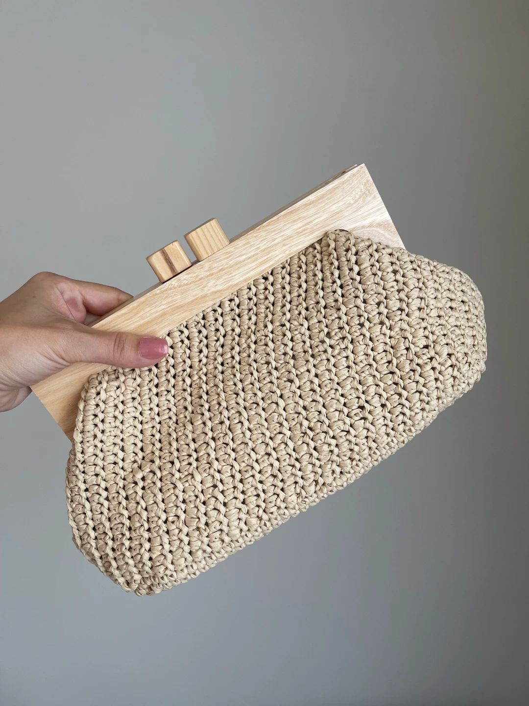 Crochet Bag,raffia Straw Clutch Purse ,straw Handbag,hand Woven Bag, Luxury Crochet Bag Handmade ... | Etsy (US)