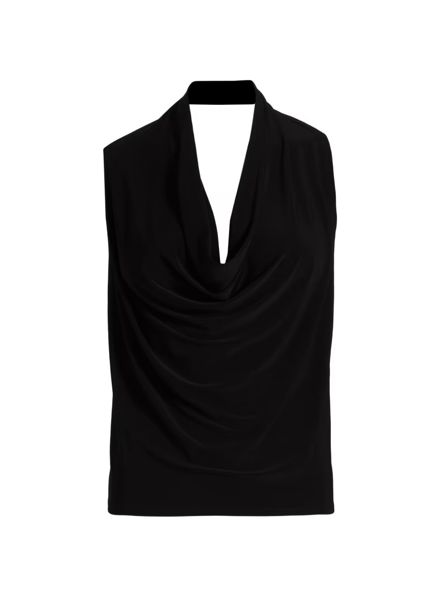 Cowl Halter Top | Saks Fifth Avenue