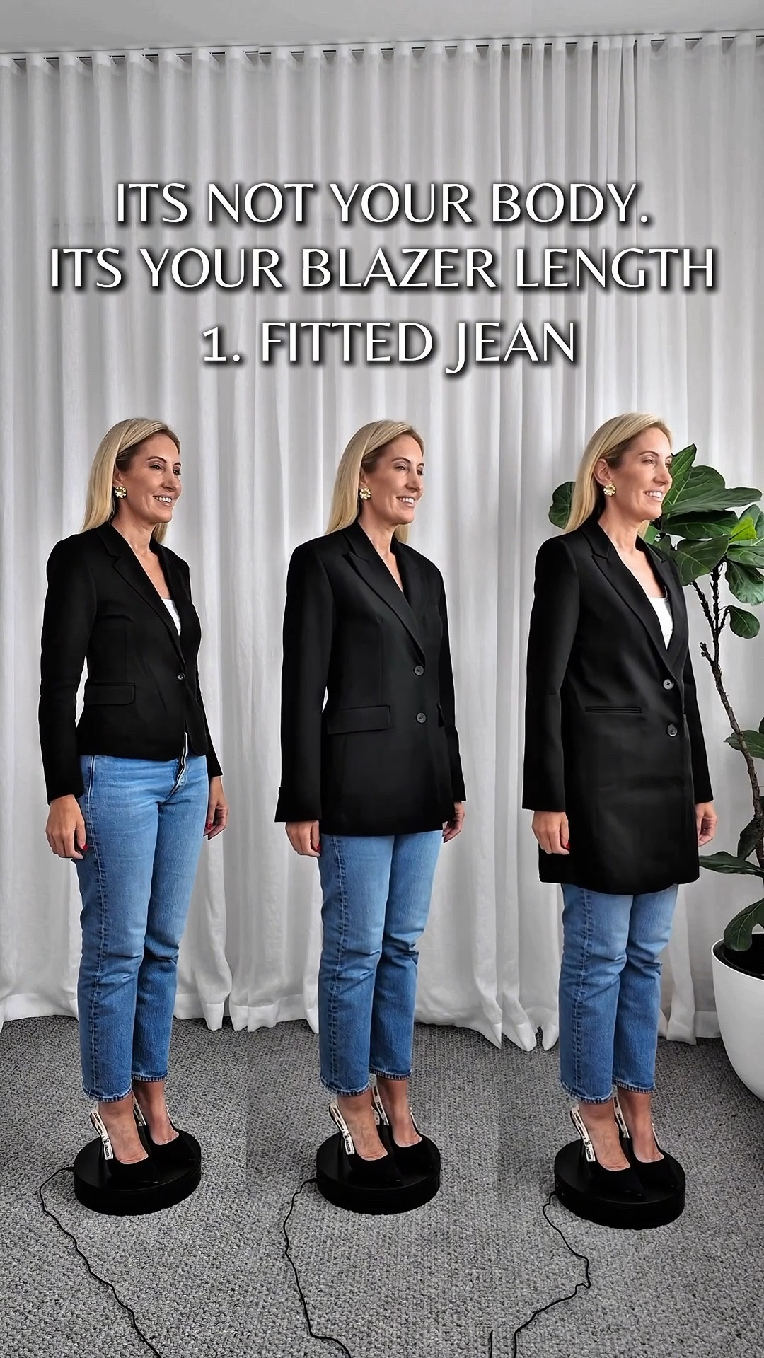 For reference:
I’m 174cm tall. I’m usually a Size 8 on top & 
Size 10 on the bottom

Here’s what I’m wearing:

Vero Moda Julia Blazer
Wearing AU 36
$79.95

Witchery Seam Blazer
Wearing AU 10
$299

Atmos&Here Mika Longline Blazer Coat
Wearing AU 8
$84

Levi’s Wedgie Straight I’m wearing size 28

Decjuba lace skirt AU8 $99

All three create a completely different proportion depending on what you style them with.

If you’ve ever felt like blazers don’t suit you, it might be the length — not you.


#LTKgrwm #LTKootd #LTKOver40