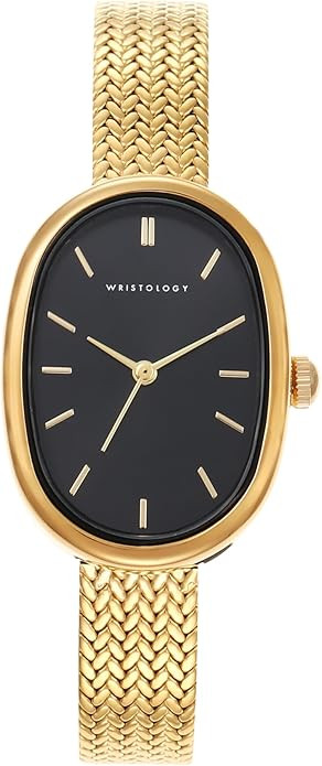 Wristology Oval Womens Watch Vintage Style Interchanageable Band Adjustable Easy Read Analog | Amazon (US)