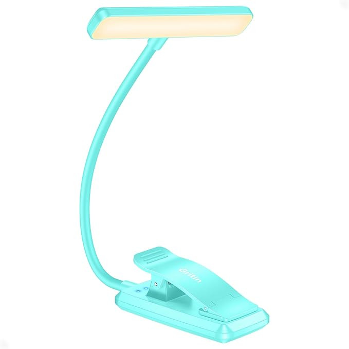 Gritin 19 LED Rechargeable Book Light for Reading in Bed with Memory Function- Eye Caring 3 Color... | Amazon (US)