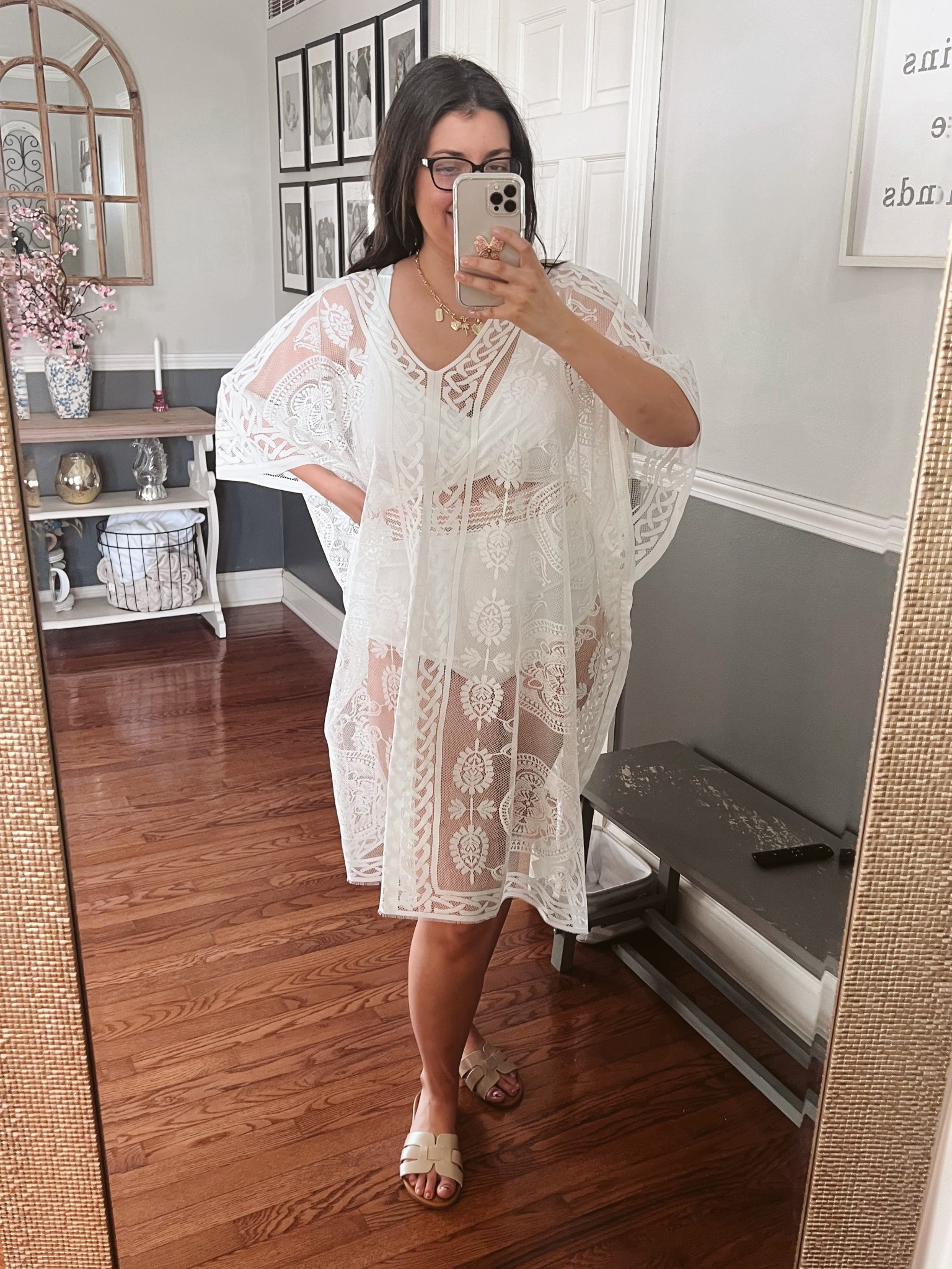 Lace Swimsuit cover up! So cute! 

#LTKStyleTip #LTKSwim #LTKMidsize