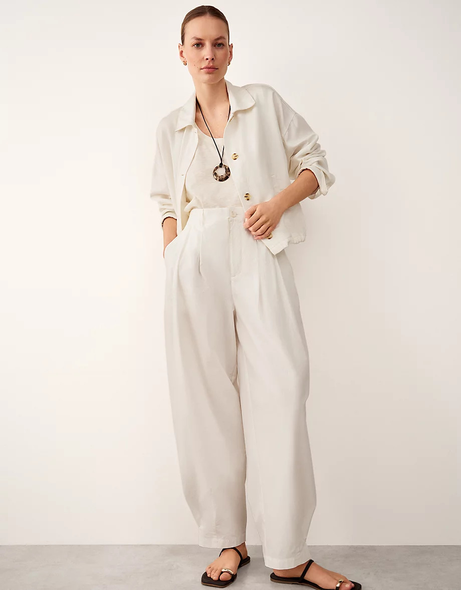 Poplin Trousers | Trousers & Leggings | The  White Company | The White Company UK & ROW