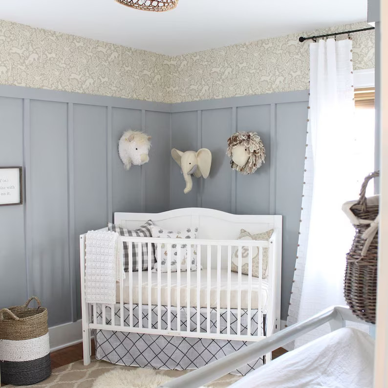 Brewster Anahi Neutral Tan Woodland Fauna Animal Wallpaper HAS01236 | Etsy (US)