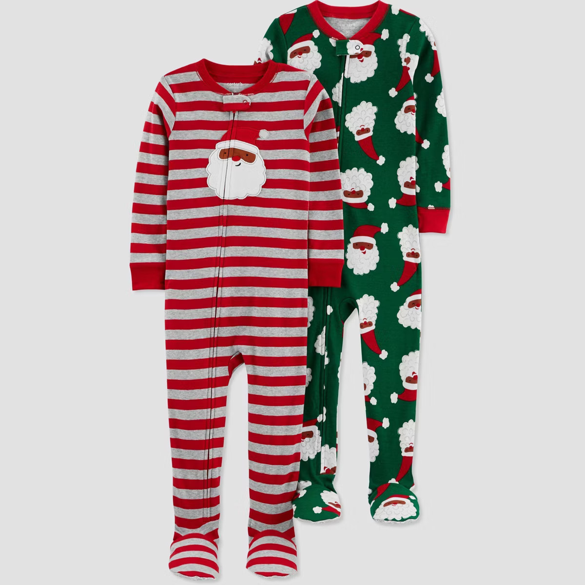 Carter's Just One You® Toddler Boys' Striped Santa Pajama Set | Target