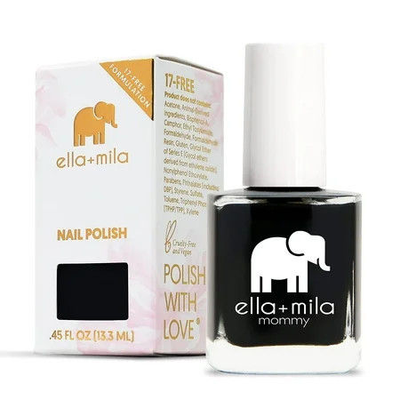 ella+mila Professional Nail Polish - Quick Dry Nail Polish - Long-Lasting & Chip-Resistant Nail Polish (Mommy Collection - Lights Out - 0.45 fl oz each) | Walmart (US)