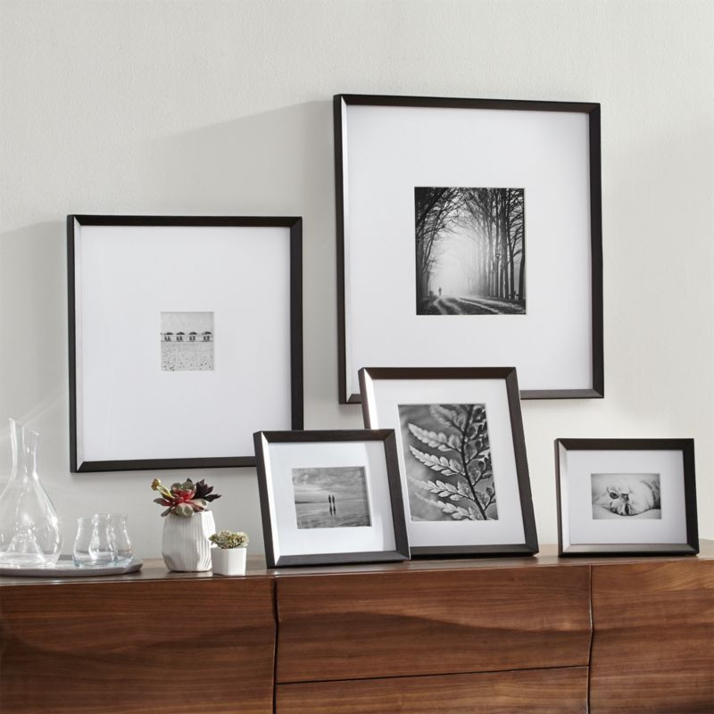 Icon Wood Black Frame Gallery, Set of 5 + Reviews | Crate & Barrel | Crate & Barrel