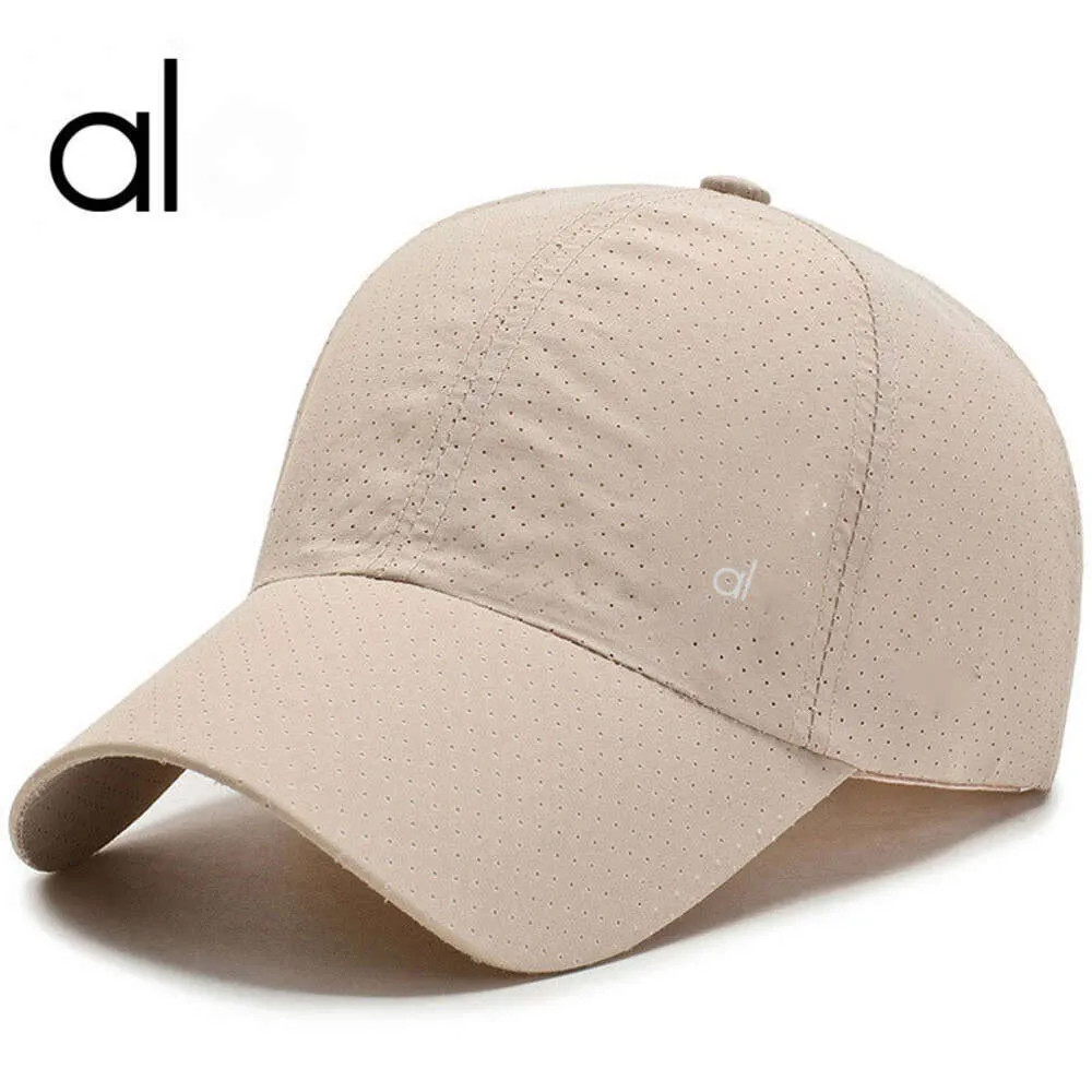 AL YOGA Men And Women Hat Thin Quick Drying Mesh Duck Tongue Outdoor Sports Running Breathable Su... | DHGate