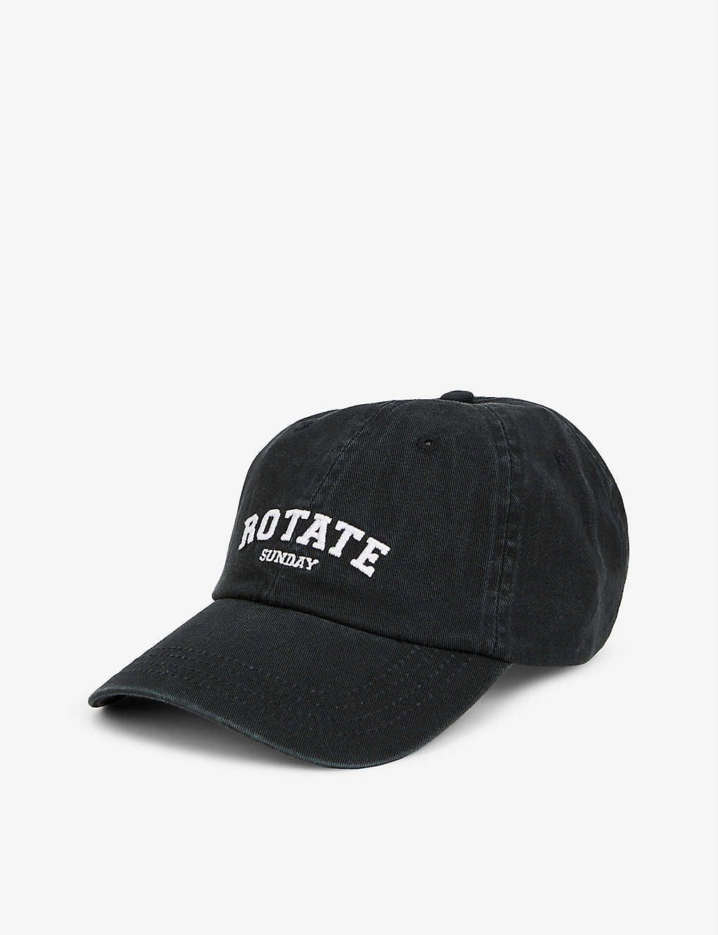 ROTATE SUNDAY Logo-embroidered cotton baseball cap | Selfridges