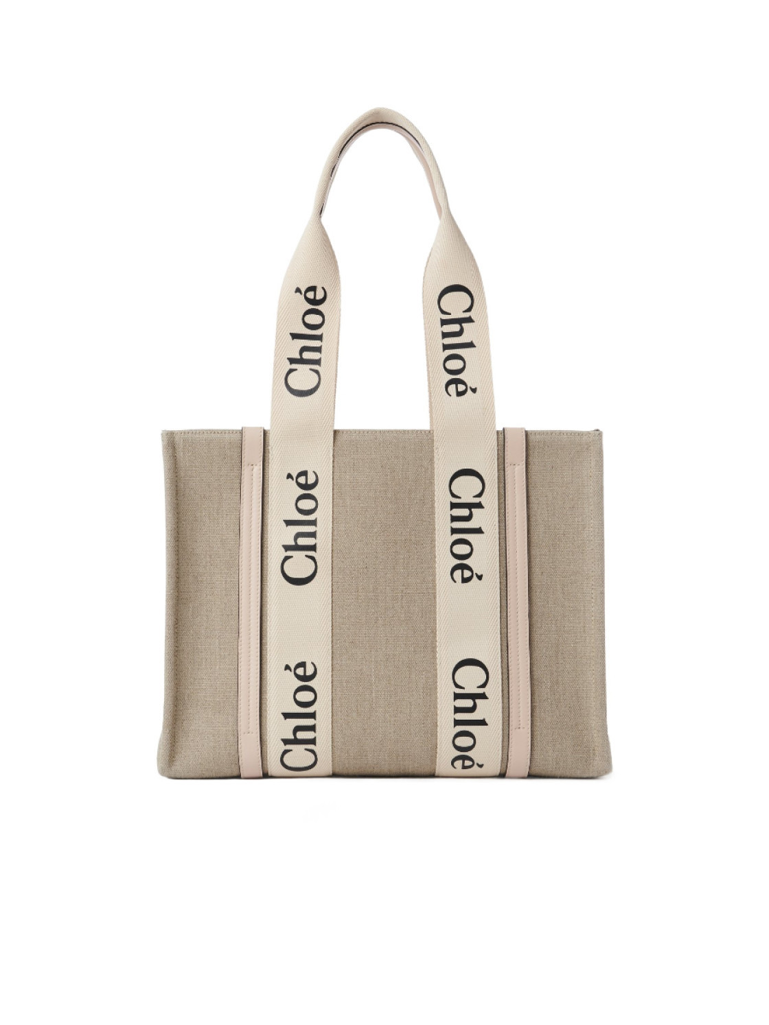 Chlo\u00e9 Woody Logo Detailed Medium Tote Bag | Senser US