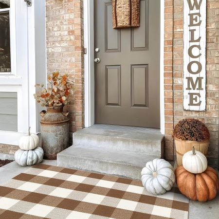 This plaid rug could be perfect as a doormat, but can also be styled in the kitchen or anywhere else in your home. Where would you use it?

#LTKHoliday #LTKstyletip #LTKSeasonal