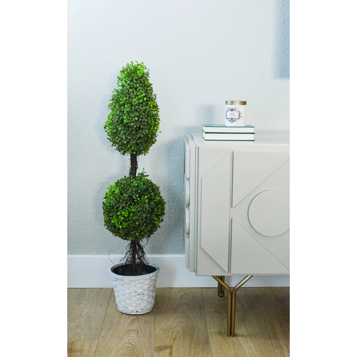 36'' Faux Topiary in Pot (Set of 2) | Wayfair North America