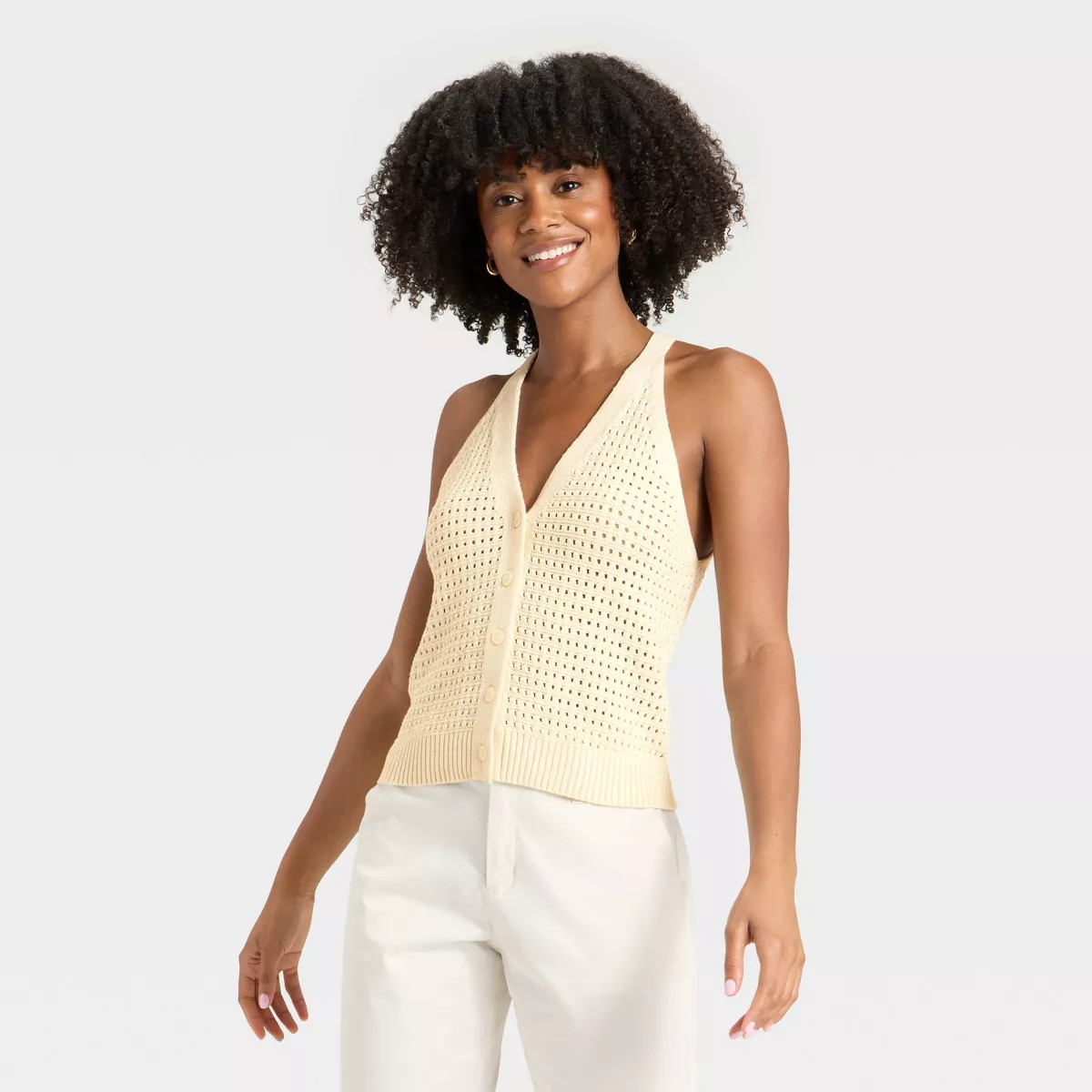 Women's Crochet Vest - A New Day™ | Target