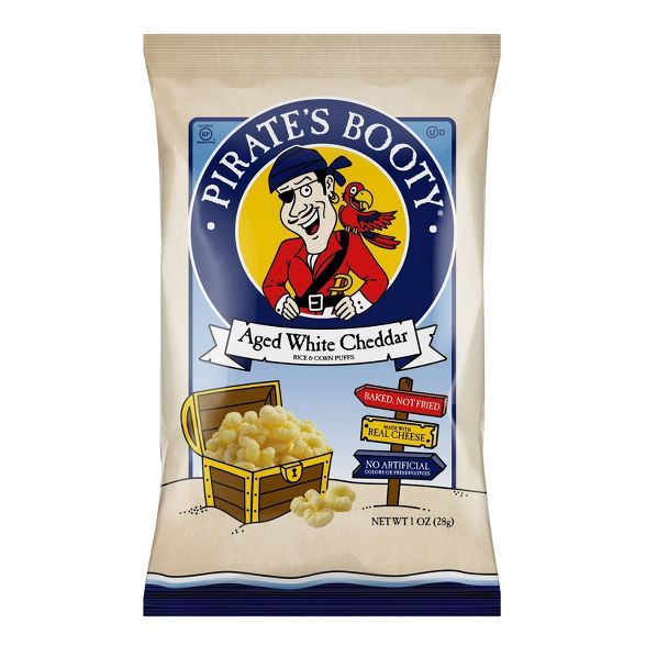 Pirate&#39;s Booty Aged White Cheddar Puffs - 1oz | Target