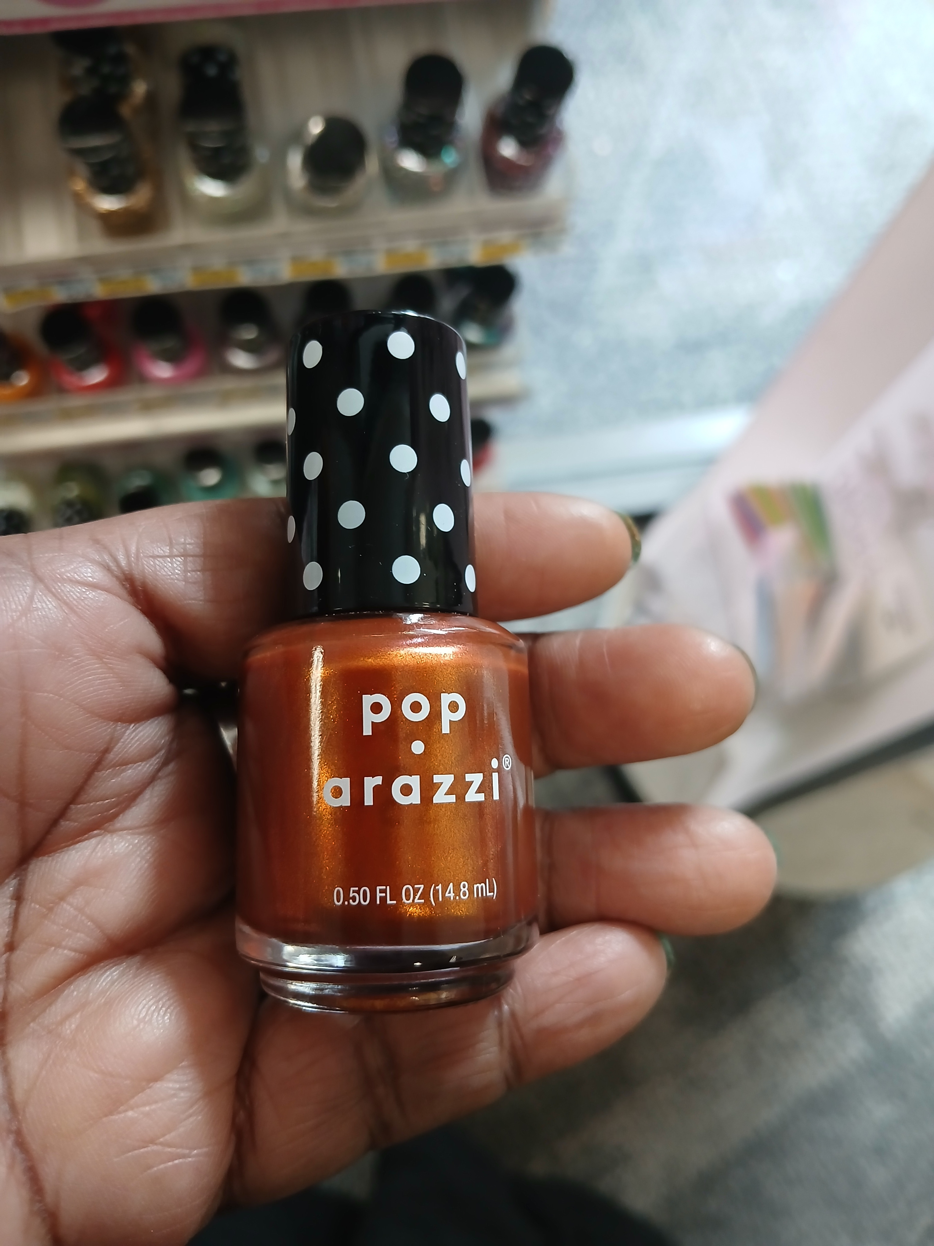 I  just purchased this Poparazzi nail polish and I  am loving.  The color is Rustic Caramel. It doesn't chip easily  and it looks fabulous. 

 

#LTKBeauty
