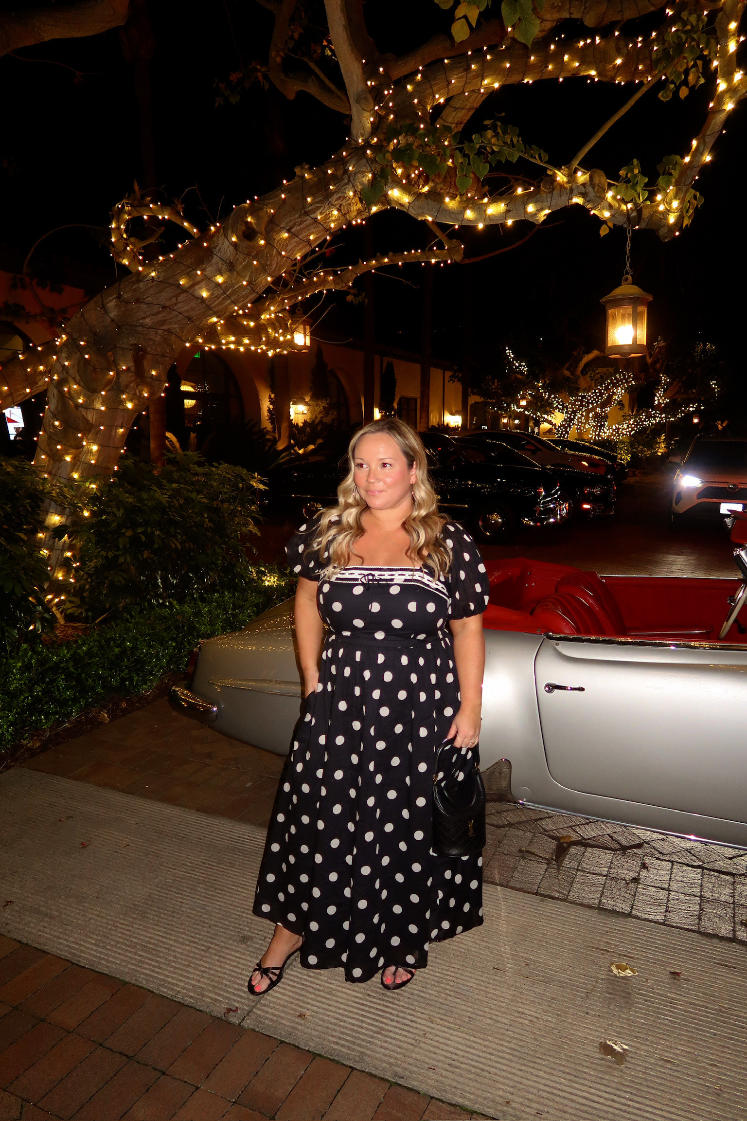 date night vibes 🖤

a classic polka dot moment🥰



Spring outfits 2026, summer outfits, spring dresses, polka dots, black & white, reformation, abercrombie, shelli enright, stylenright 

 #LTKootd #LTKSeasonal #LTKTravel