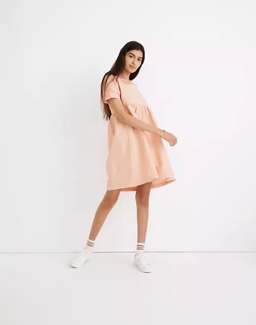 Linen-Blend Allie Mini Dress | Madewell