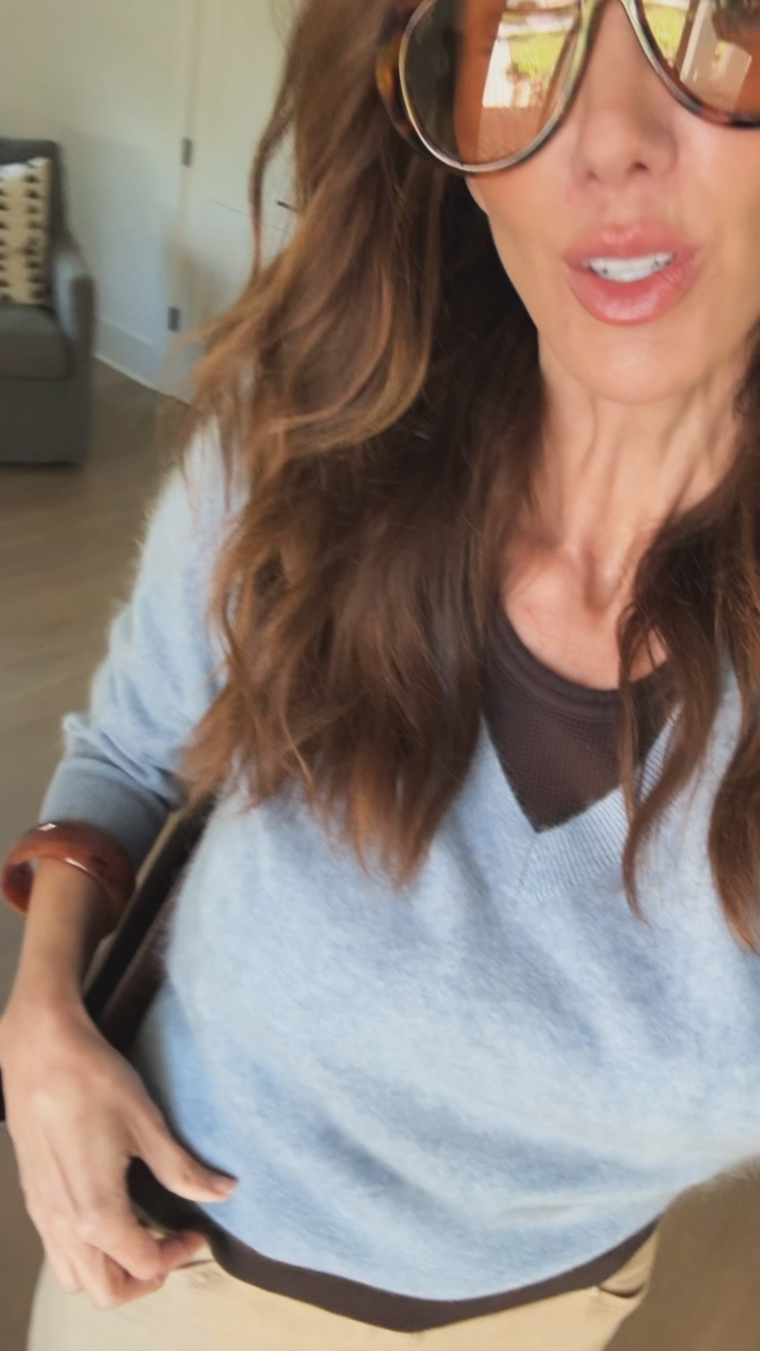 ootd for early spring // blue + tan * brown 

#LTKgrwm #LTKOver40 #LTKootd