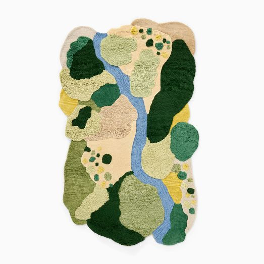 Kids National Geographic Topo Landscape Rug | West Elm (US)
