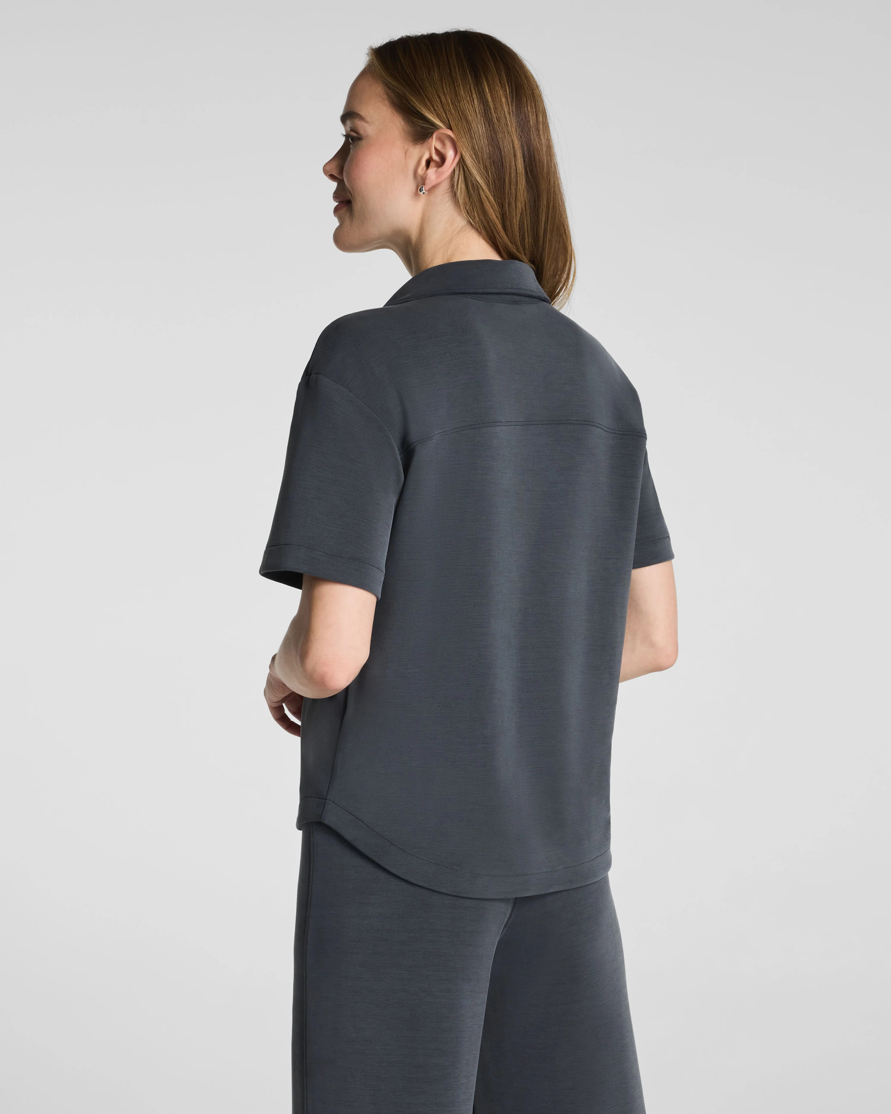SPANX AirEssentials® Sandwashed Button-Down Shirt | Spanx