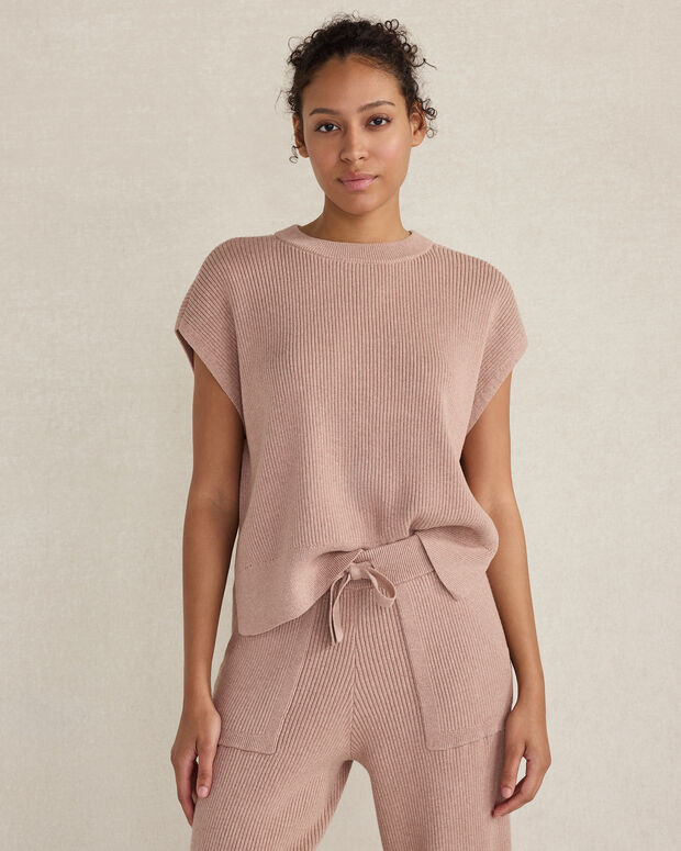 Organic Cotton Cashmere Drop Shoulder Tee | Haven Well Within