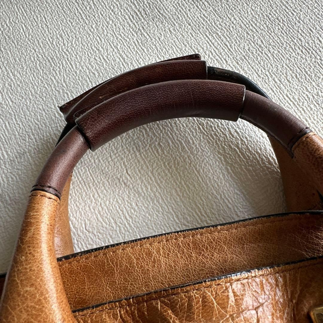 Authentic Chloe handbag leather brown shoulder bag women handle bag | eBay | eBay US